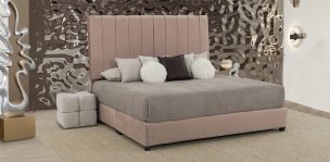 Cama King Size Constanza Rosa