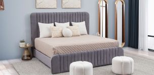 Cama King Size Iris Gris 