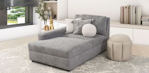 Sillón Largo Elite Gris Claro