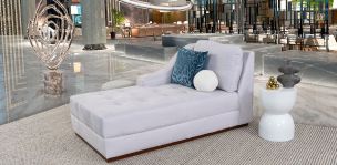 Sillón Largo Brazo Izquierdo Tifany Plus Blanco