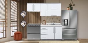 Cocina 200 cm Osaka LZ Blanco