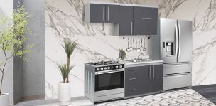 Cocina 200 cm Osaka LZ Gris