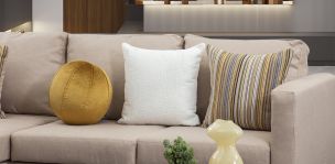 Cojín Decorativo Glass Beige