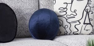Cojín Decorativo Esfera Elche Azul Marino