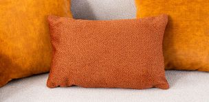 Cojín Riñonera Decorativo Glass Amarillo