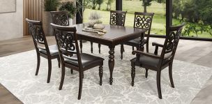 Comedor Con Extensión Varsovia Pl Café 7 Piezas