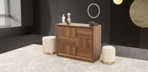 Cómoda 3 Cajones Atenas Café