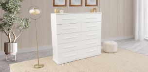 Cómoda Con 10 Cajones Zoe Life Blanco