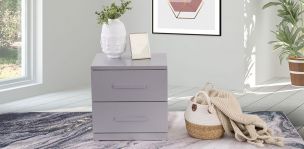 Cómoda Con 2 Cajones Zoe Life Plata