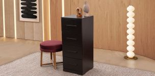 Cómoda Con 4 Cajones Zoe Life Chocolate