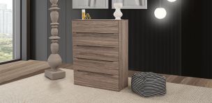 Cómoda Eslovenia Café Nogal