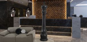 Escultura Rey Ajedrez Negro