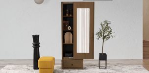 Espejo Vertical Ara Café