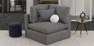 Sillón Esquinero Romelly Gris