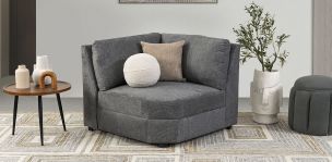 Sillón Esquinero Elite Gris Charcoal 