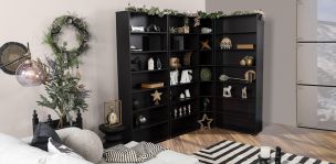 Librero con Esquinero Tobby Life Café