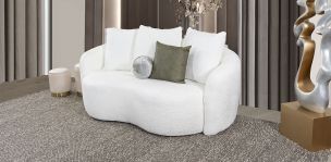 Sofá 2 Plazas Cornelia CL Blanco