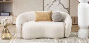 Sofá 2 Plazas Silencio Blanco