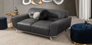 Sofá 2 Plazas Piel Ameno CL Gris (Boal)