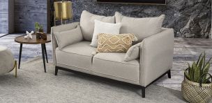 Sofá 2 Plazas Boston Beige