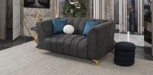 Sofá 2 Plazas Emma Gris