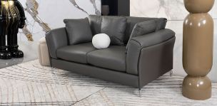 Sofá 2 Plazas Piel Kenai CL Gris (Boal)