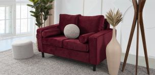 Sofá 2 Plazas Landmark Rojo
