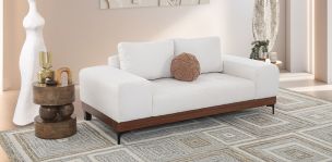 Sofá 2 Plazas Maya Blanco