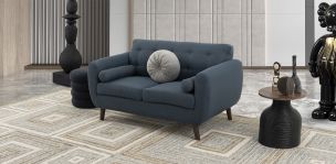 Sofá 2 Plazas Monet Azul Navy