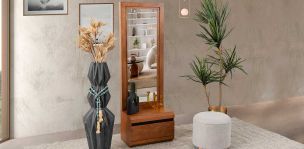 Espejo Vertical Are Café