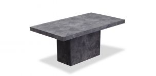 Mesa Comedor Rectangular 180 X 100 Cm Stone Gris