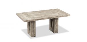 Mesa Comedor Rectangular 180 X 100 Cm Luxor Beton Gris