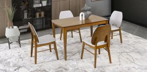 Comedor Loto Gris 5 Piezas