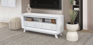 Mueble TV Ferrara Blanco Vintage
