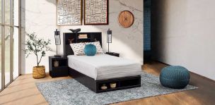 Cama Individual Mateo Café