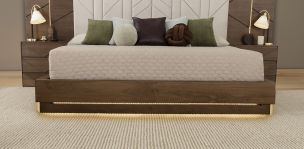 Base De Cama King Size Alba Café