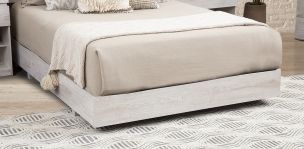 Base De Cama Matrimonial Haití Blanco
