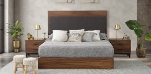 Recámara King Size Contempo Café Parota 3 Piezas