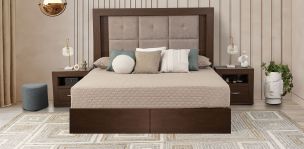 Recámara King Size Jana Café 3 Piezas 