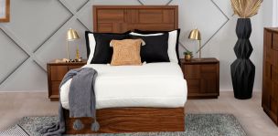 Recámara Matrimonial Atenas Café Parota 3 Piezas