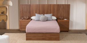 Recámara Matrimonial Citara Nogal 3 Piezas