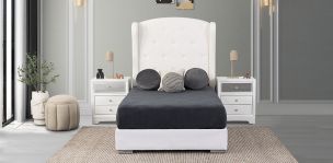 Recámara Matrimonial Perla Plus Blanco 3 Piezas