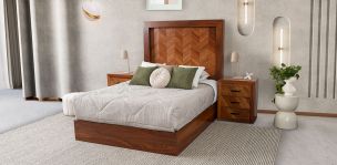 Cama Queen Size Singapur PL Café