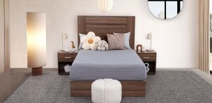 Recámara Matrimonial Rosetta Café 3 Piezas