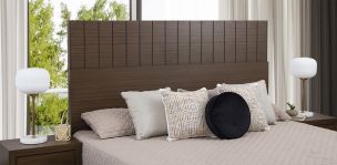 Cabecera Con Luz King Size Taylor Café