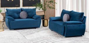 Sala Cartagena Soft Azul 2 Piezas