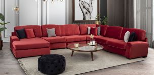 Sala Creta Love Red 6 Piezas