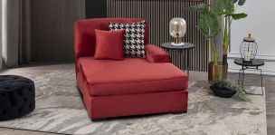  Chaise Long Creta Love Red