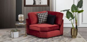 Sillón Esquinero Creta Love Red