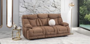 Sofá 3 Plazas Kralice Leonore Chocolate